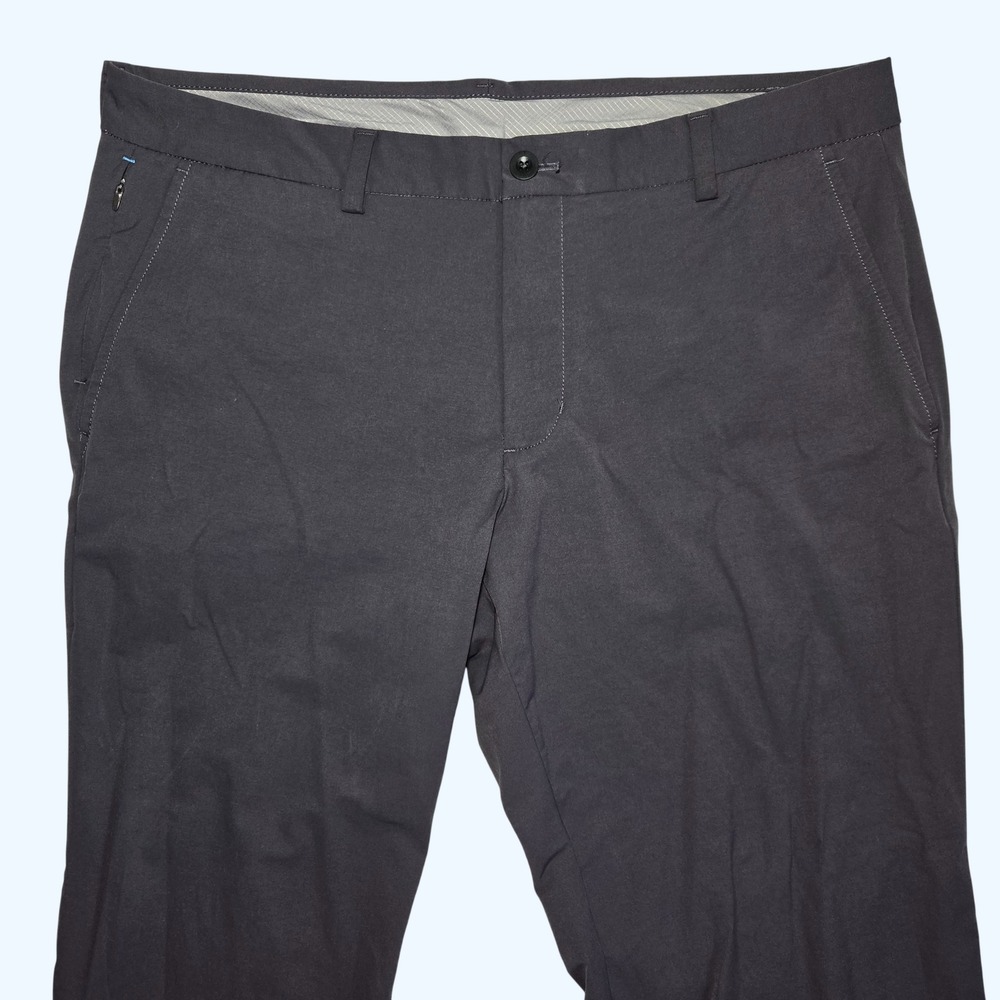 Vineyard Vines On The Go Pants Mens 36x32 Gray Performance Chino Stretch OTG - Picture 2 of 10